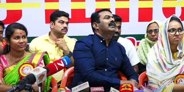 Naam Tamilar Seeman loses cool at Press meet