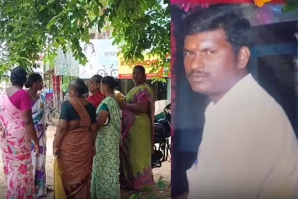 Wife arrested for killing husband and putting body in septic tank in sivagangai Wife arrested for killing husband and putting body in septic tank in sivagangai