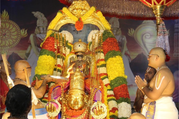 Thirumala Tirupati Brahmotsavam 2023 Malayappaswamy on Garuda vahana sevai Today 
