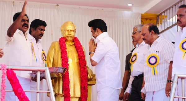  What did the DMK rule do to the Hindus?