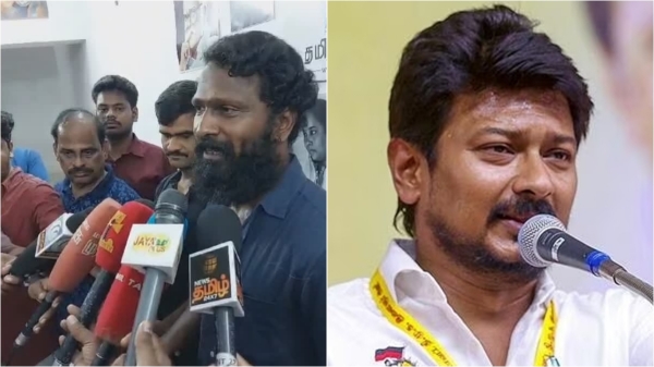 Director vetrimaaran said that everyone should stand with Udhayanidhi stalin regarding Sanathanam 