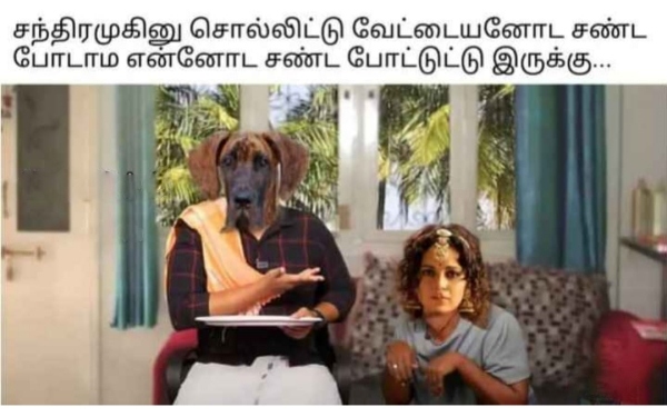 Funny memes collection on chandramukhi 2
