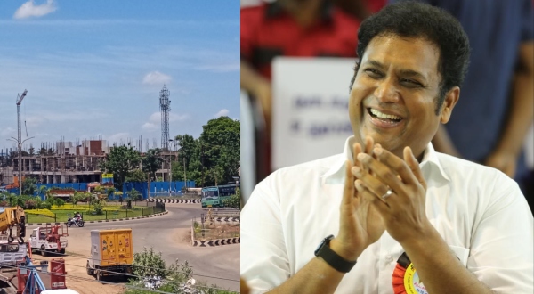 Tanjavur Neo Tidel park works are going well in a swift speed aftr TRB annoucement 
