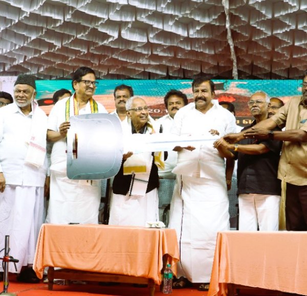 K.Veeramani Unrelenting political journey even at the age of 90, a new campaign van bought