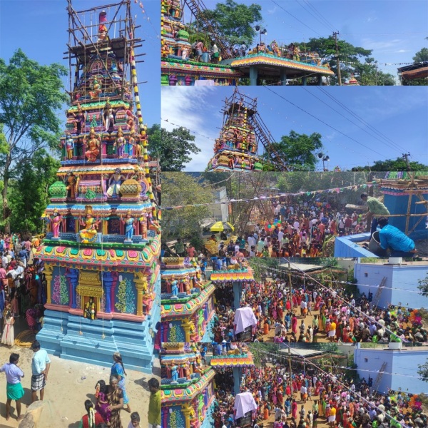 Who occupies the property of Hindu temples