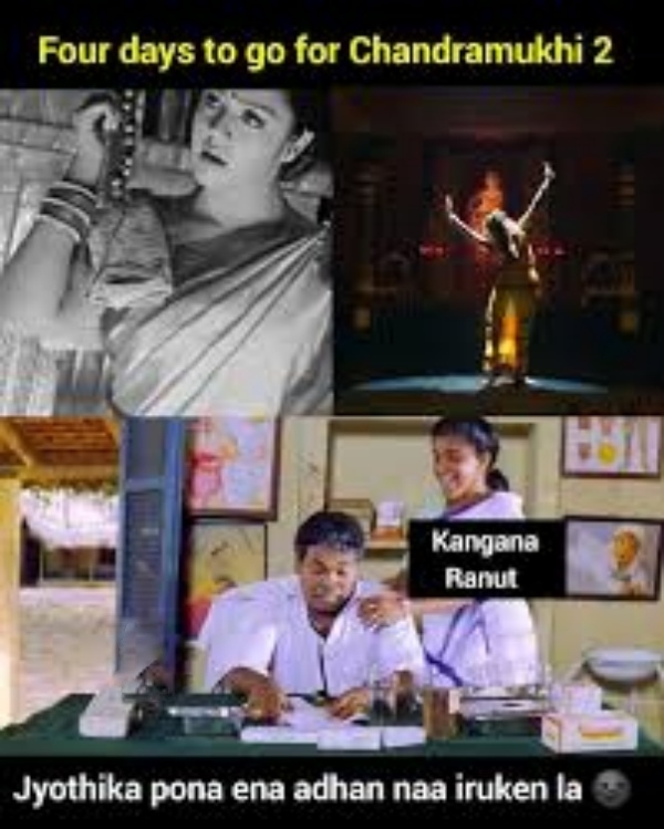 chandramukhi 2 memes: Funny memes collection on chandramukhi 2 