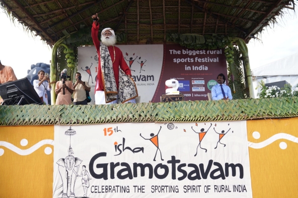  Sadhguru proud about isha gramotsavam