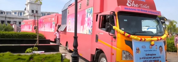 Woman-friendly mobile toilets flagged off in Chennai