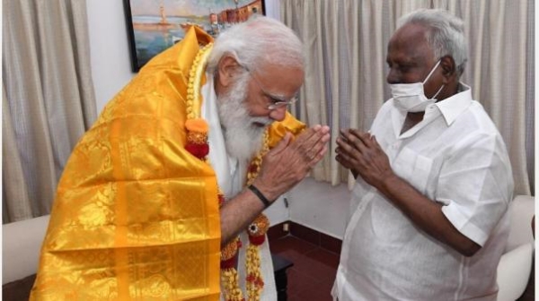 PM Modi to CM MK Stalin - Leaders who meet Bangaru Adigalar in Melmaruvathur PM Modi to CM MK Stalin - Leaders who meet Bangaru Adigalar in Melmaruvathur
