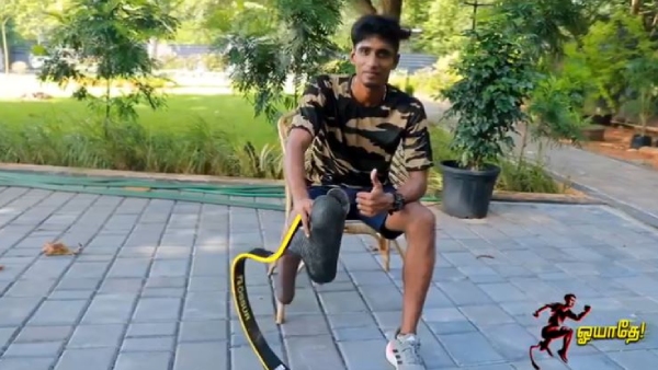  Minister Udhayanidhi spent 15 lakhs and bought prosthetic legs for two disabled athletes