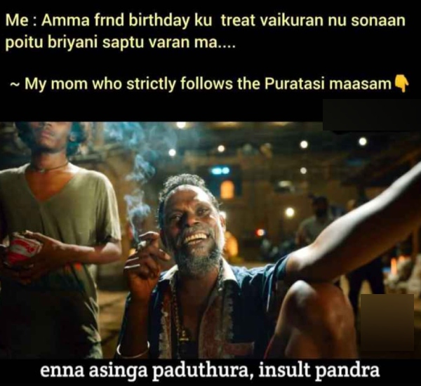 Purattasi sunday memes: Funny memes collection on purattasi month sunday 08-10-23