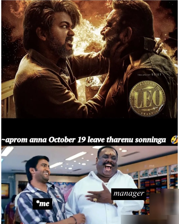 Leo memes: Funny memes collection on Vijays Leo movie 18-10-23