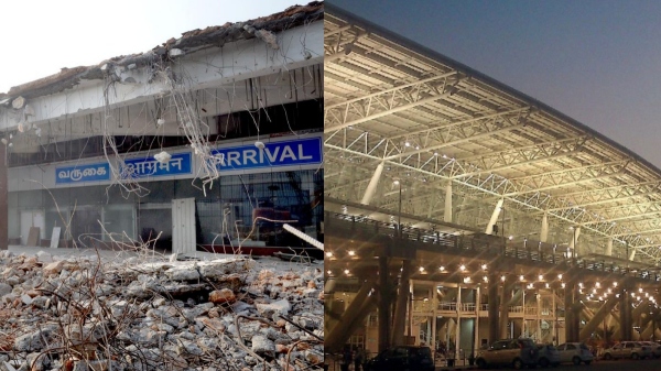  Why now Chennai airport T3 terminal demolition has been begin what is the reason
