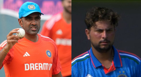 Why Ashwin is bowling from wrong end and Kuldeep Flighting in India Australia World Cup 2023 Match?