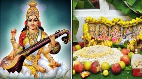 Navratri Saraswati Pooja: Chant these slokas and mantra grace of Goddess Saraswati Navratri Saraswati Pooja: Chant these slokas and mantra grace of Goddess Saraswati