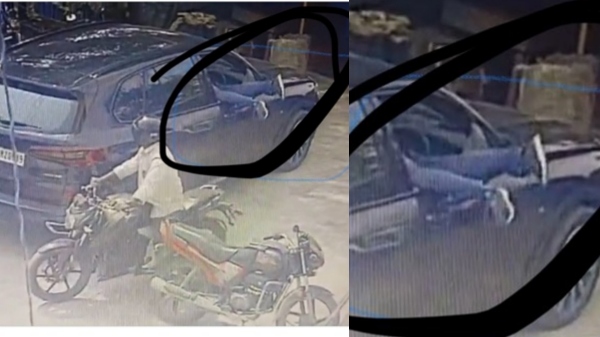 Rs 13 lakhs stolen from a parked car in Bengalore on 20th October : cctv video 