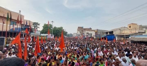 Murugan Devotees Protest against rename demand on Chennimalai as Jesus Malai 