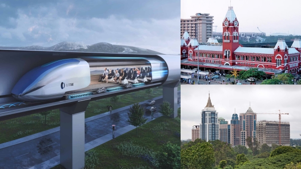 Chennai- Bangalore will be reached within 30 minutes in hyperloop technique 