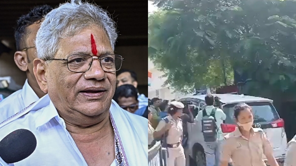 News Click case: Delhi Police enters to Sitaram Yechury home 