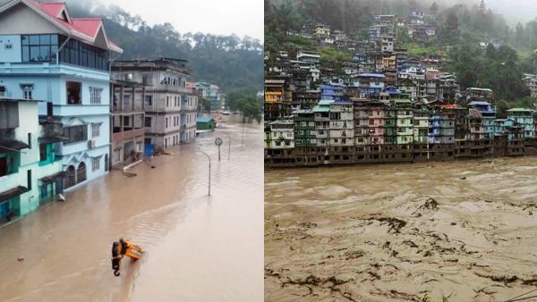 14 dead, 102 missing due to flash floods in Sikkim state 