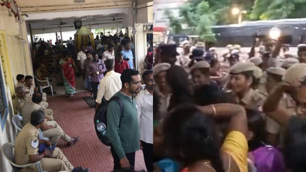  Police arrests teachers Who again tried to protest in the middle of the night in Chennai