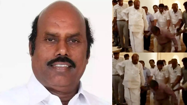 Minister EV Velu just escaped construction Collapsed at Thirumalainayakar mahal Madurai 