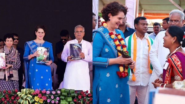  Priyanka Gandhi promises Caste Base Census in Chhattisgarh