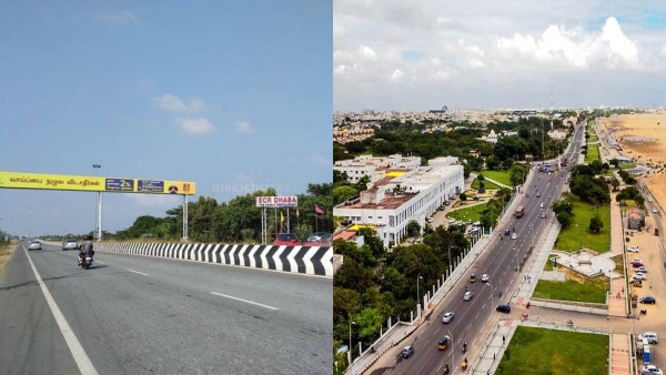 Chennai ECR road widen works are going fine: 4 ways project half done 