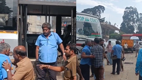 Government bus and what happened between Govt Bus Drivers in the Kodaikanal Bus Stand Government bus and what happened between Govt Bus Drivers in the Kodaikanal Bus Stand
