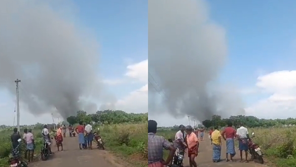 Sivakasi firecracker factory explosion accident 3 people burnt to death
