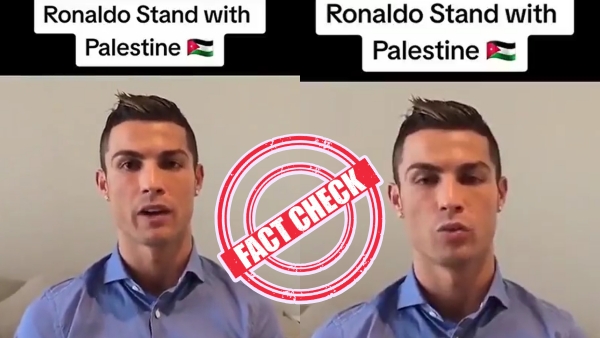  Amid of Israel attack Cristiano Ronaldo announces to support for Palestine? Shared video is true? details here