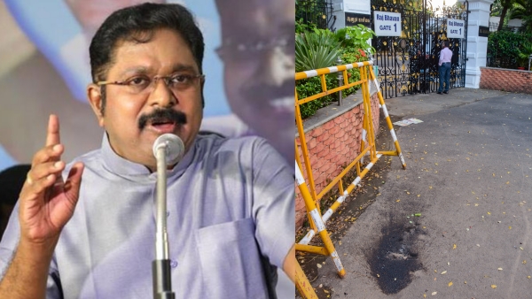 சென்னை: தமிழக ஆளுநர் மாளிகை வாசலில் இன்று பெட்ரோல் குண்டு வீசப்பட்டதற்கு அமமுக பொதுச் செயலாளர் டிடிவி தினகரன் கண்டனம் தெரிவித்துள்ளார். முதலமைச்சர் மு.க.ஸ்டாலின் இனியாவது கண் விழித்து சட்டம் ஒழுங்கு பிரச்சனைகளில் தனிக்கவனம் செலுத்த வேண்டும் என அவர் வலியுறுத்தியுள்ளார். சென்னை கிண்டியில் உள்ள ஆளுநர் மாளிகை முன்பு இன்று பெட்ரோல் குண்டு வீசப்பட்ட சம்பவம் பரபரப்பை ஏற்படுத்தியுள்ளது. பிரபல ரவுடியான கருக்கா வினோத் என்பவர் இருசக்கர வாகனத்தில் வந்து குண்டு வீசியுள்ளார். பெட்ரோல் குண்டு வீசிவிட்டு இருசக்கர வாகனத்தில் தப்பிக்க முயன்ற கருக்கா வினோத்தை போலீசார், விரட்டிப் பிடித்து கைது செய்தனர். கருக்கா வினோத் கடந்த 2022ஆம் ஆண்டு பாஜக அலுவலகம் மீது தாக்குதல் நடத்தியது குறிப்பிடத்தக்கது. கருக்கா வினோத்திடம் மேற்கொள்ளப்பட்ட விசாரணையில் நீட் தேர்வு கூடாது என்பதற்காக ஆளுநர் மாளிகை முன்பு பெட்ரோல் குண்டு வீசியதாக கருக்கா வினோத் வாக்குமூலம் அளித்துள்ளதாக தகவல் வெளியாகியுள்ளது. இந்நிலையில், ஆளுநர் மாளிகை முன்பு நடந்த குண்டு வீச்சு சம்பவம் தொடர்பாக டிடிவி தினகரன் வெளியிட்டுள்ள அறிக்கையில், “அரசியலமைப்புச் சட்டத்தின் உயரிய பொறுப்பு வகிக்கும் ஆளுநர் குடியிருக்கும் மாளிகையின் நுழைவாயிலின் முன்பாக பெட்ரோல் வெடிகுண்டு வீசப்பட்ட சம்பவம் அதிர்ச்சியை ஏற்படுத்துகிறது. சட்டம், ஒழுங்கு பிரச்சனைகளில் கவனம் செலுத்தத் தவறிய திமுக ஆட்சியில் நாள்தோறும் கொலை, கொள்ளைச் சம்பவங்கள், அரசு அதிகாரிகள் மீது தாக்குதல், போதைப் பொருட்கள் நடமாட்டம், பெண்களுக்கு எதிரான குற்றச் சம்பவங்களை தொடந்து ஆளுநர் மாளிகையின் முன்பே பெட்ரோல் குண்டு வீசும் அளவிற்கு சட்டம் ஒழுங்கு சீர்குலைந்திருக்கிறது. காவல்துறையைத் தன் கட்டுப்பாட்டில் வைத்திருக்கும் முதலமைச்சர் மு.க.ஸ்டாலின் அவர்கள், தமிழ்நாட்டில் கடந்த இரண்டு வருடங்களாக சீர்குலைந்திருக்கும் சட்டம் ஒழுங்கு பிரச்சனைகளில் உரிய கவனம் செலுத்தாததே இது போன்ற குற்றச் சம்பவங்கள் நாள்தோறும் நிகழ காரணமாக அமைந்திருக்கிறது. எனவே, தமிழக முதலமைச்சர் மு.க.ஸ்டாலின் அவர்கள், இனியாவது கண்விழித்து சட்டம் ஒழுங்கு பிரச்சனைகளில் தனிக்கவனம் செலுத்துவதோடு, இது போன்ற குற்றச் சம்பவங்களில் ஈடுபடுவோரை இரும்புக்கரம் கொண்டு அடக்க வேண்டும் என வலியுறுத்துகிறேன்” எனத் தெரிவித்துள்ளார்.