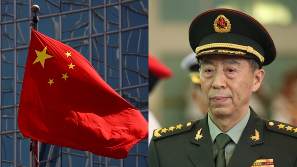 Chinese Defense Minister, who has been hiding for the past few days, has been sacked 