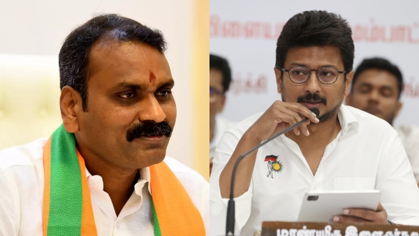 Minister udhayanidhi stalin challenge bjp to think about dissolve tn government