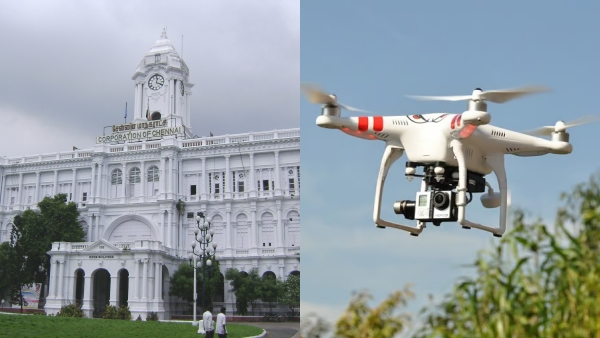 The Chennai Corporation is launching a survey using drones during the monsoon The Chennai Corporation is launching a survey using drones during the monsoon