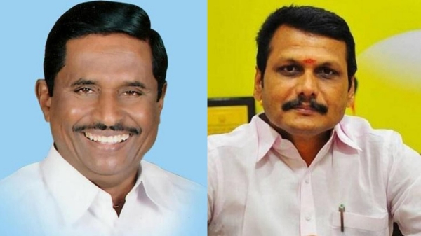 Who is AIADMK candidate for Karur Parliamentary Constituency? 