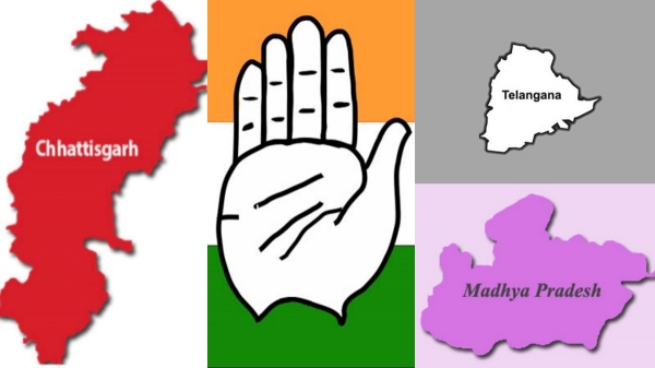 Congress releases Madhya Pradesh, Telangana, Chhattisgarh polls candidates