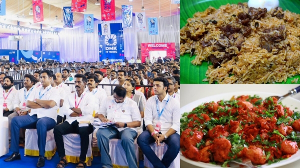 Unlimited Mutton Biryani, Chicken 65, TRB Raja hosted Non-veg lunch for DMK IT wing executives