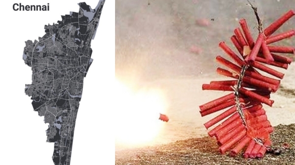 10 people injured in firecracker accident at temple festival in Minjur near Chennai 