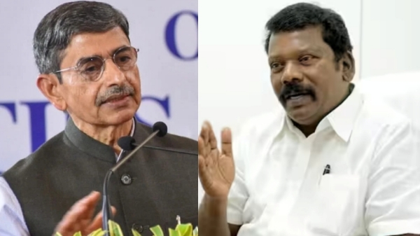 Selvaperunthagai has criticized Governor Ravi habit of speaking to denigrate the Tamil language and Tamils