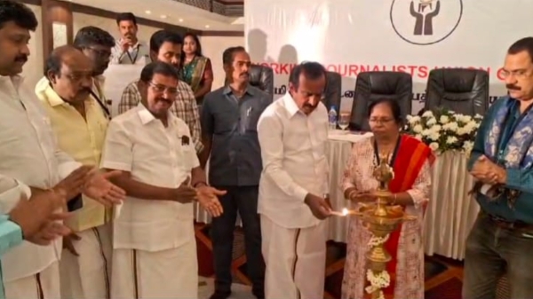 DMK government providing various welfare schemes to journalists, says Minister Muthusamy 