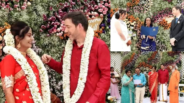 A woman doctor from Dindigul has married an American engineer in a strange way at kodaikanal 