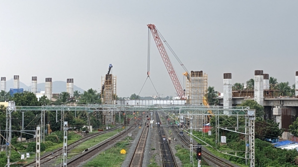 Today is a good day after 13 years of Velachery Parangimalai Rail Project work 