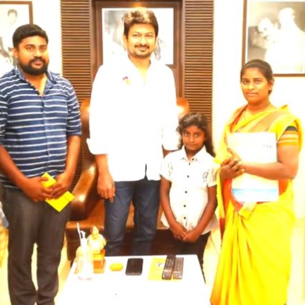  Chief Minister Stalin gave a house to the poor girl Harshini