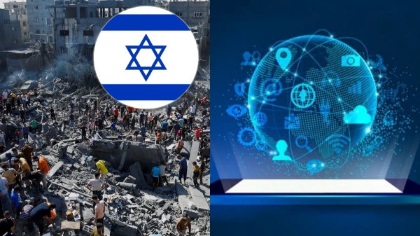 Internet service in Gaza has been cut off due to Israels offensive 