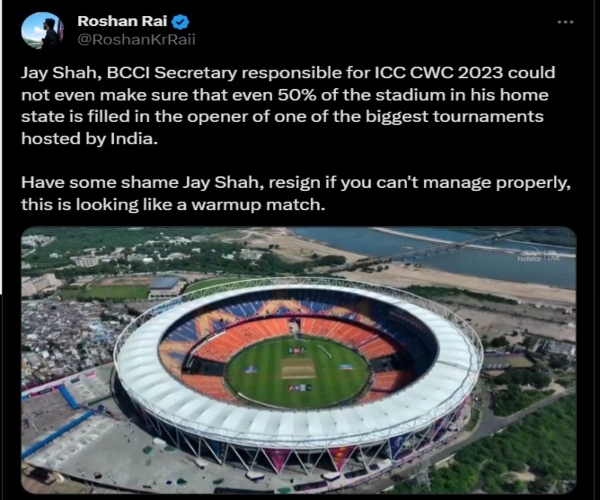 Memes ICC World Cup 2023: Why netizen are trolling Jay Shah? Why the first game is not upto the mark?