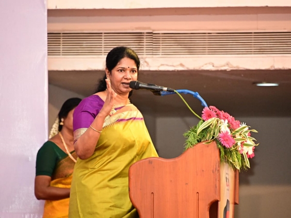 Kanimozhi criticized The Womens Reservation Bill is BJPs eye-wiping drama! Kanimozhi criticized The Womens Reservation Bill is BJPs eye-wiping drama!