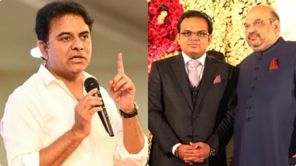 KT RamaRao raise questions How Amit Shah son became BCCI Chief? KT RamaRao raise questions How Amit Shah son became BCCI Chief?