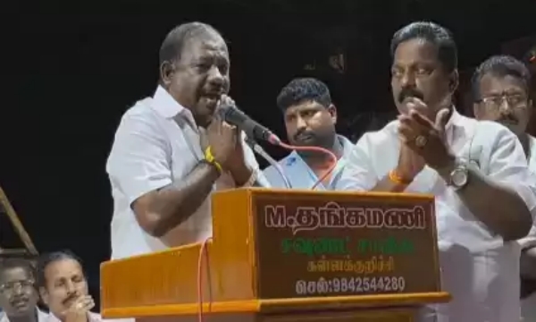 ADMK former MLA Kumaraguru expresses regret at kallakurichi public meeting for defaming cm stalin ADMK former MLA Kumaraguru expresses regret at kallakurichi public meeting for defaming cm stalin