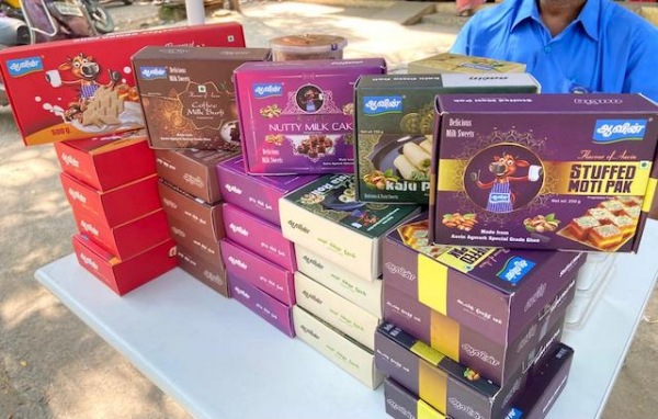 Aavin sales Special sweets for Diwali festival 
